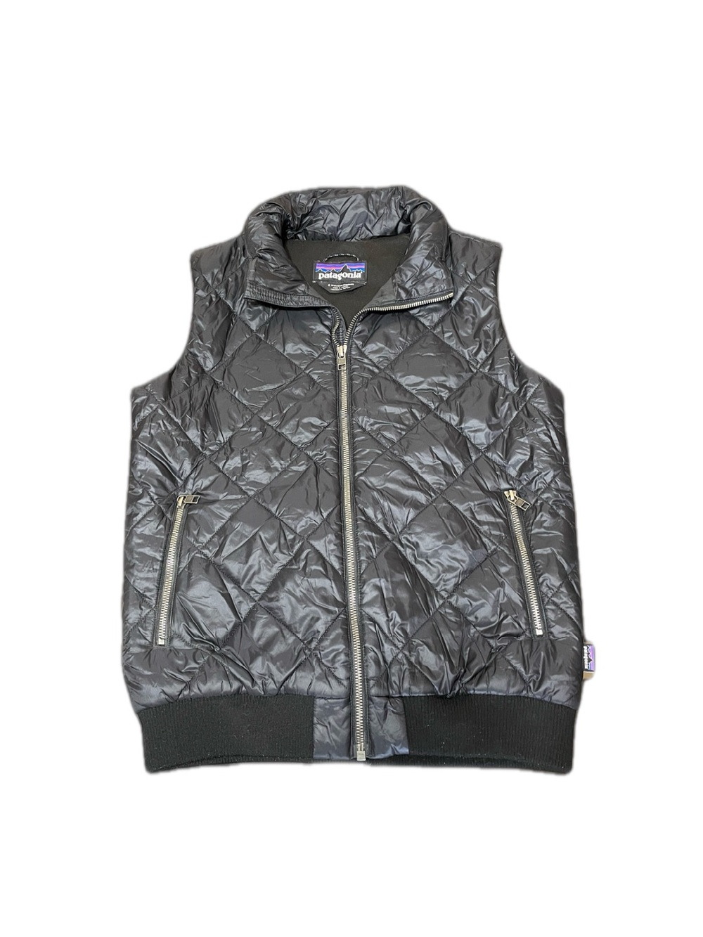 Patagonia padded vest, women's size S, black